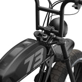 Super73 S2 Laguna Blackout stem cap detail