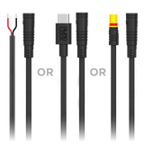 Quad Lock Cycling Power Cables