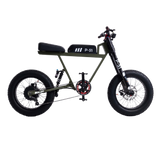 P51 The Bullet electric bike, transparent background